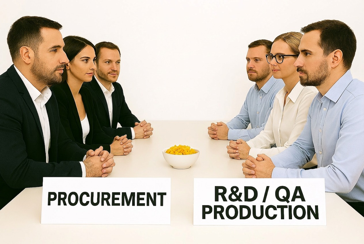 How Procurement Should Collaborate with R&D and QA When Selecting a New Supplier