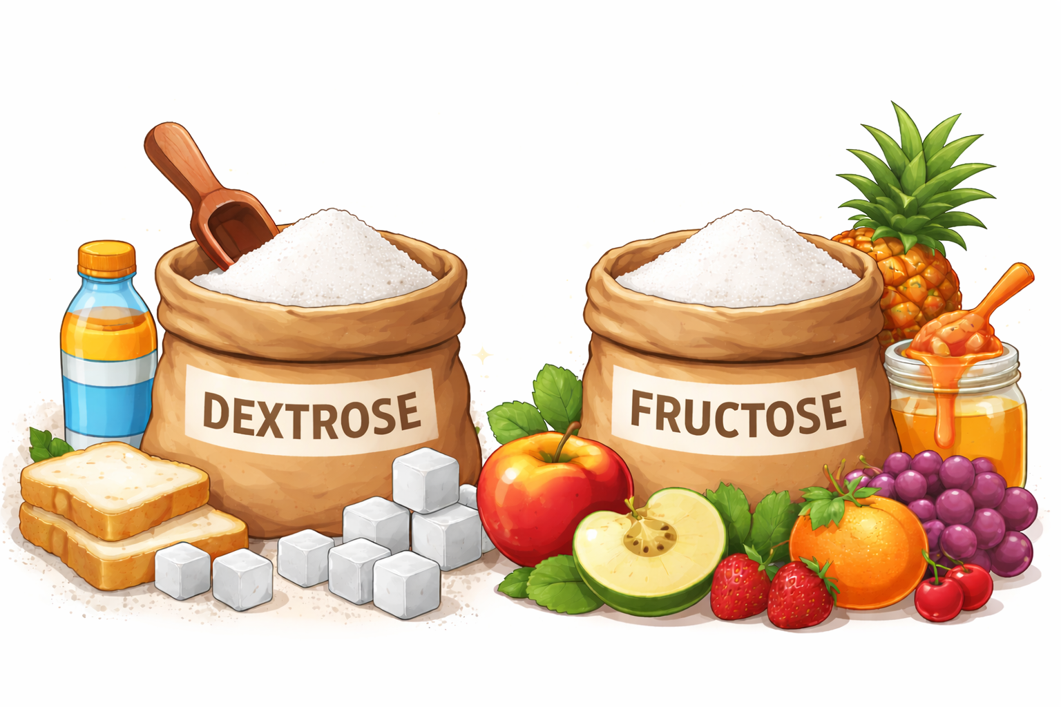 Dextrose vs fructose: which sugar is right for your application?