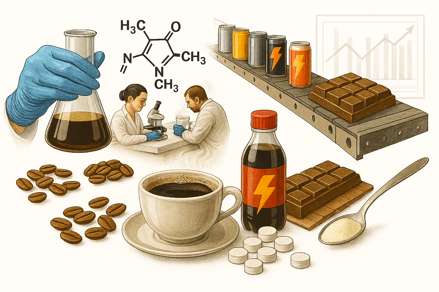 Kofein u prehrambenoj industriji: tehnološki izazovi i prilike za razvoj proizvoda