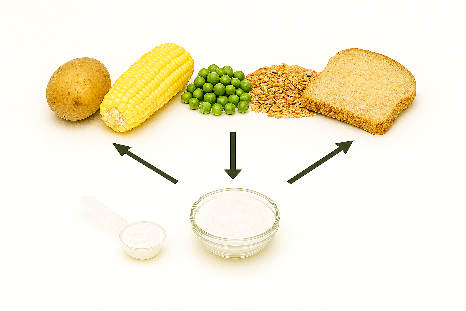 Resistant starch as a tool to increase fiber without changing texture