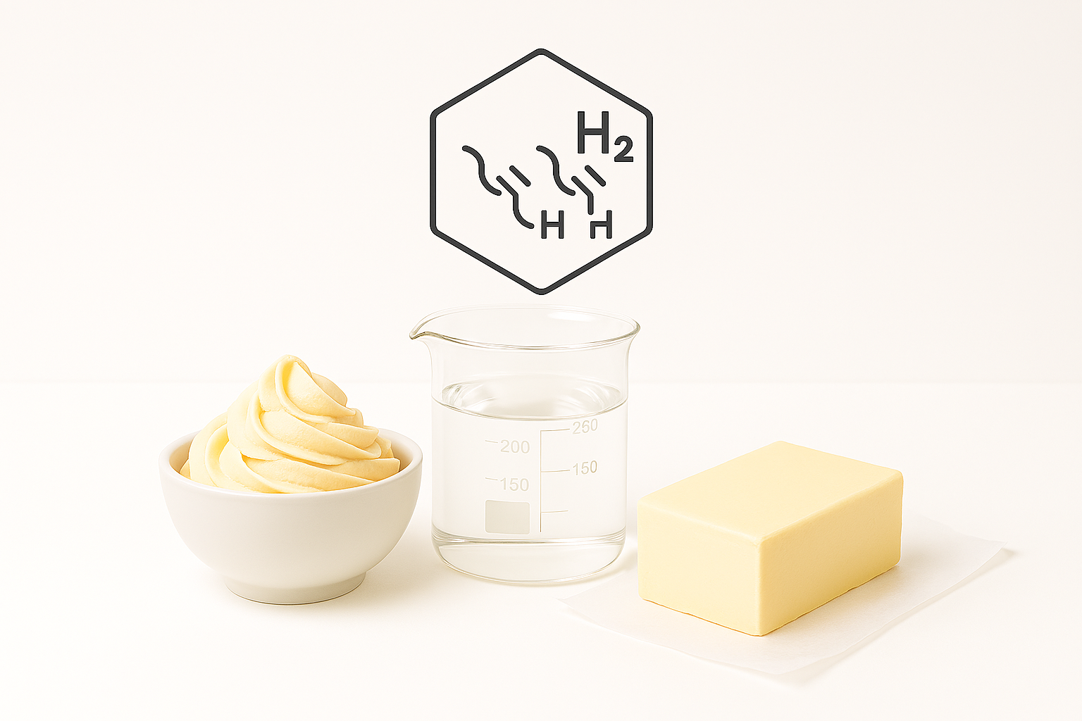 Hydrogenation of fats: effect on texture, stability and product shelf life