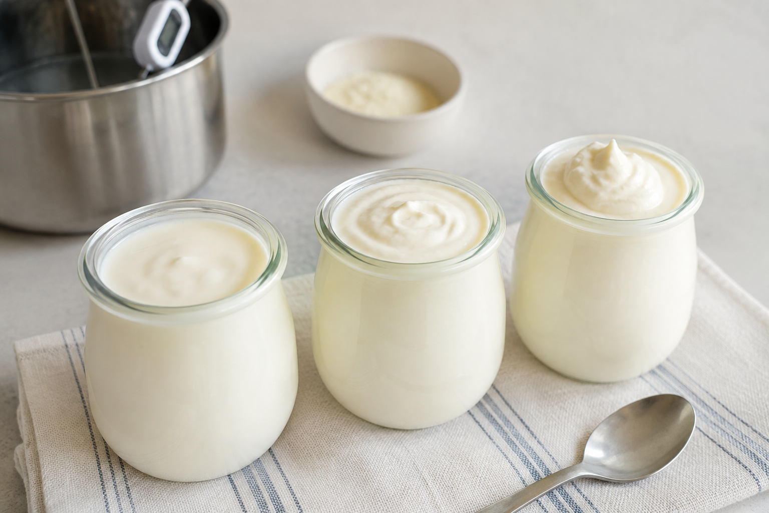 Yogurt Fermentation: How Temperature and Starter Cultures Determine the Final Texture